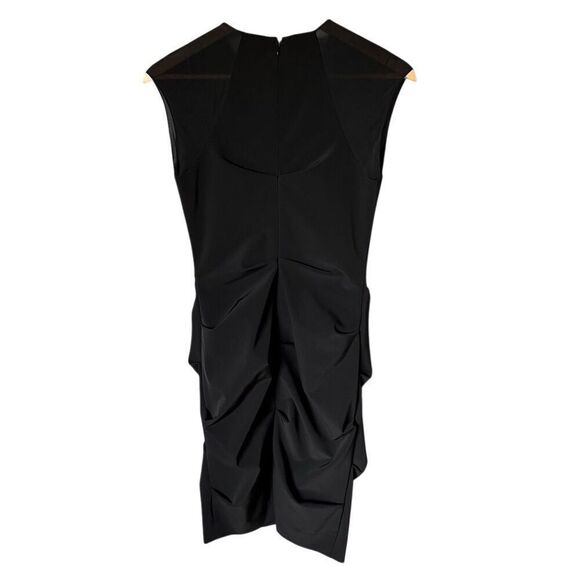 Nicole Miller Women's Black Sheath Dress Size 2 Above Knee Length Formal - Picture 2 of 8